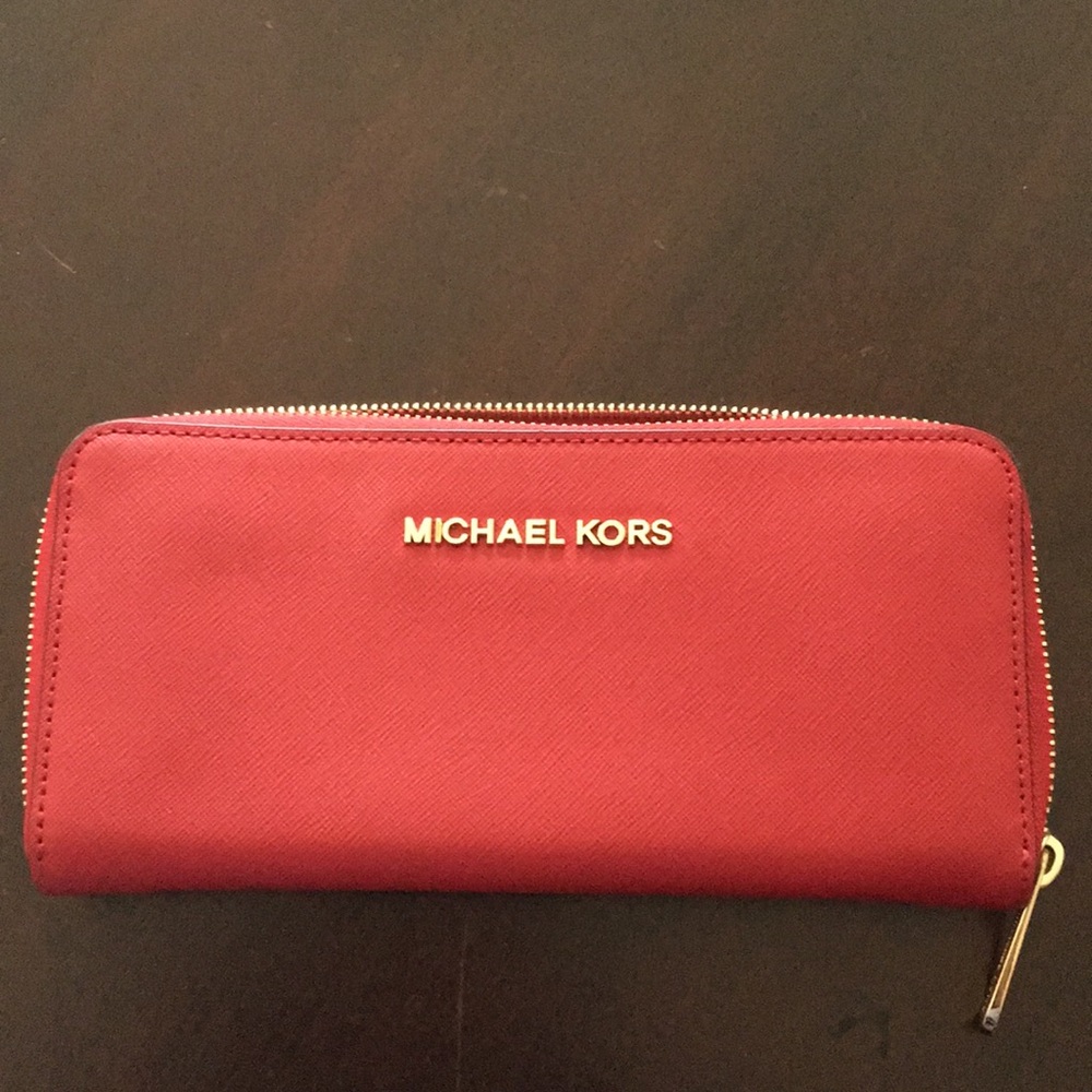 Michael Kors wallet red